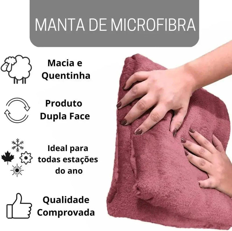 Cobertor casal de microfibra