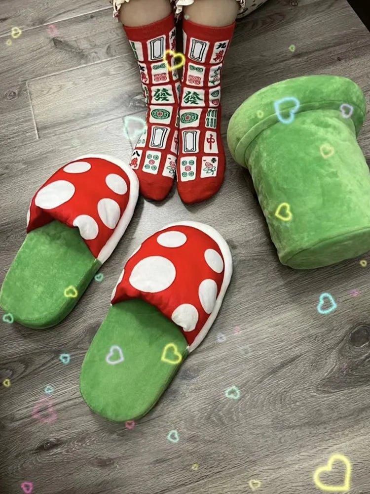 Comfort Retro- pantufa Super Mario